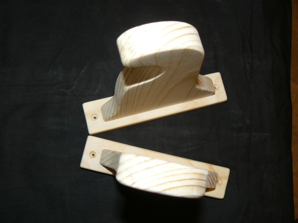Extended Wood Curtain Rod Brackets