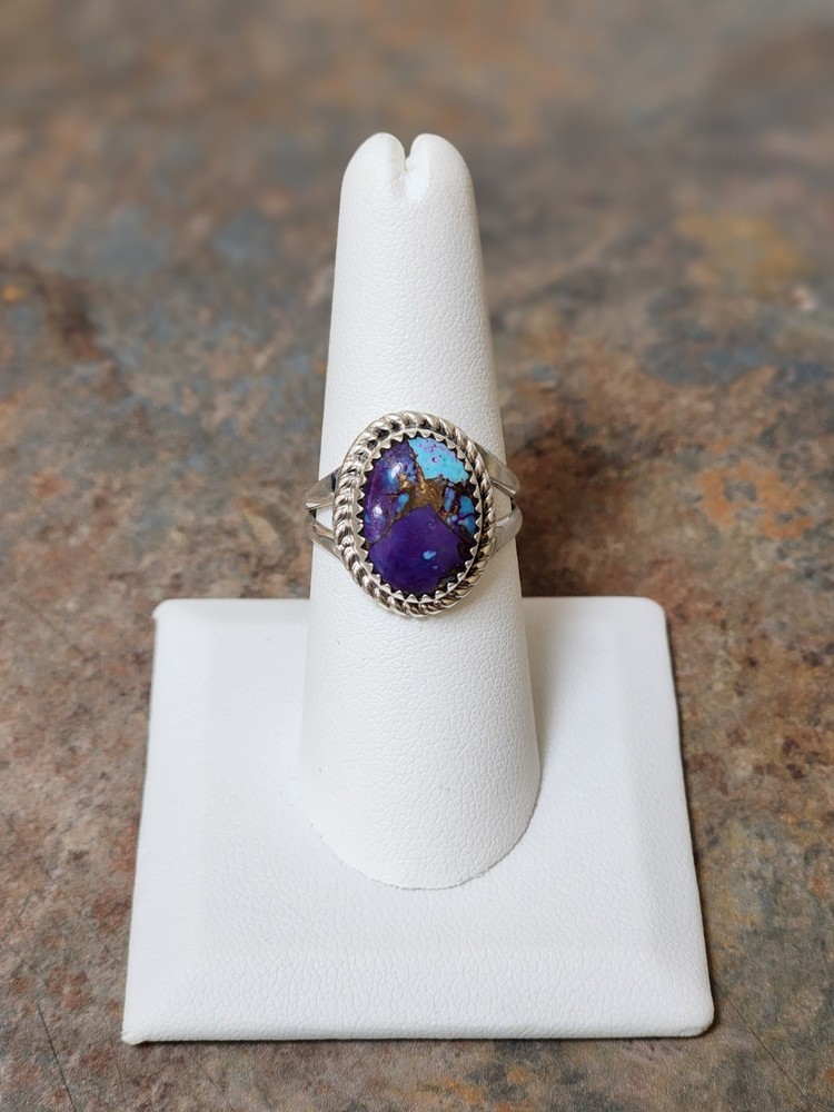 NWT Size 7.5 Mojave Turquoise & Sterling Silver Ring