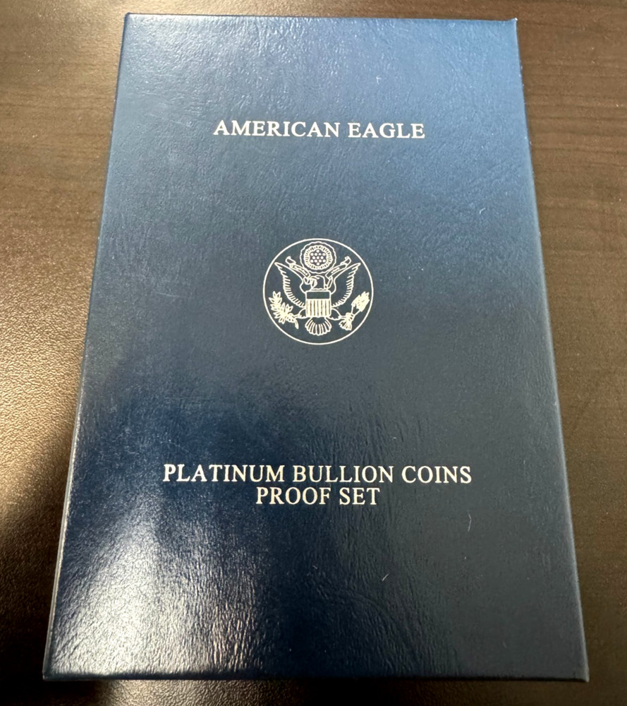 2006 American Platinum Eagle 4 Piece Proof Set OGP Box - NO Coins