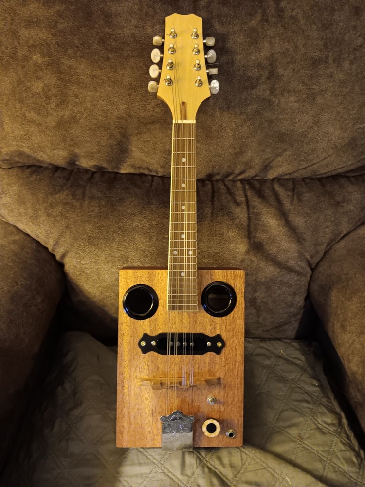 Square Cigar Box Mandolin