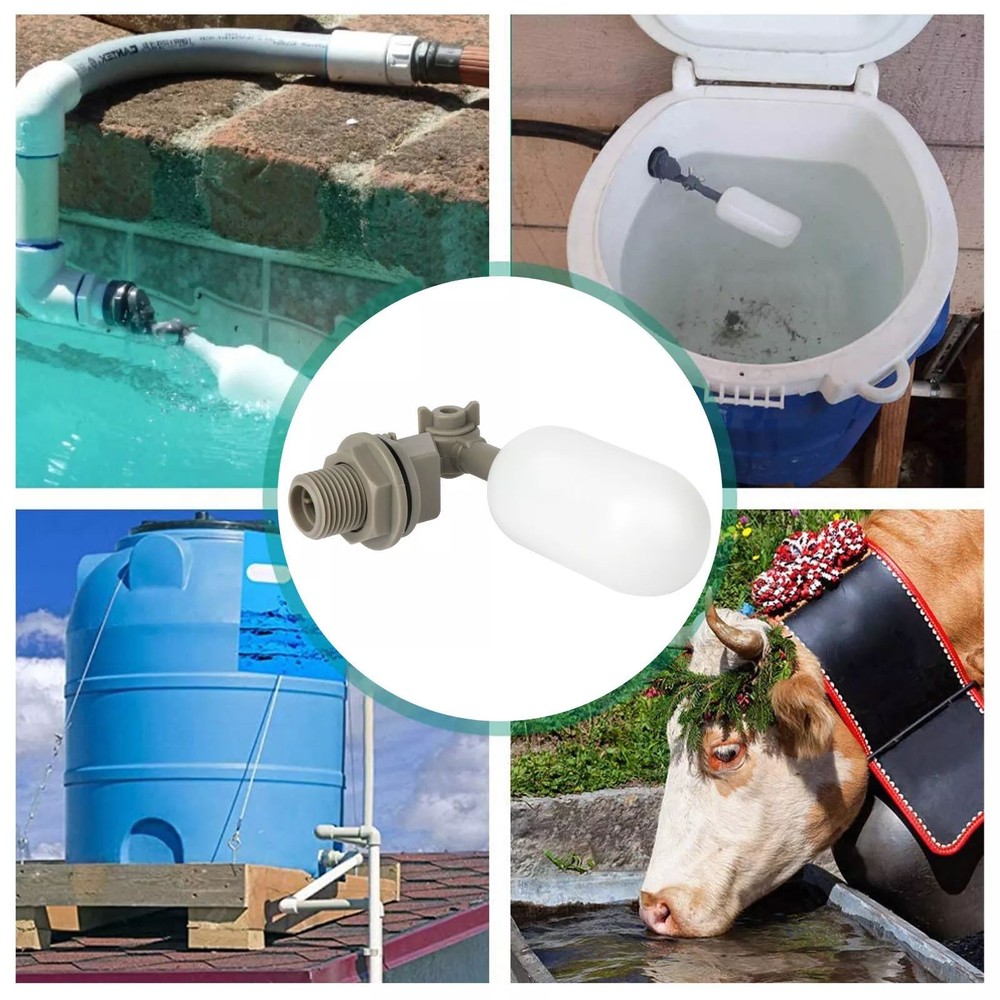 Spherical Float Valve Adjustable Arm Water Level Control Auto Replenishment Stop