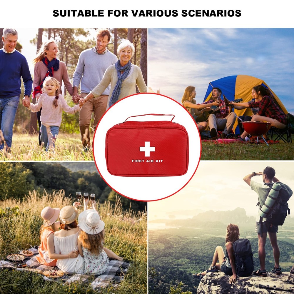 AOUTACC 6pcs First Aid Bag Empty, Waterproof Durable First Aid Kit Bag Empty ...