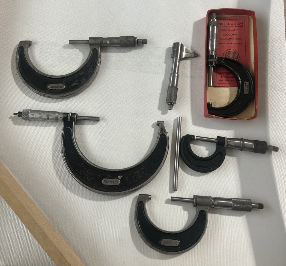 Starrett Micrometer Central Scientific Co. Slocomb Micrometer See Description.
