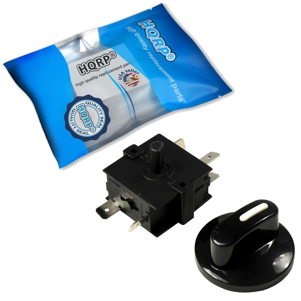 15A Adjustable Rotary Switch for 120V-250V Systems - Quick Connect & Flush Mount