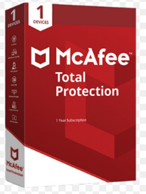 McAfee Total Protection 2024 1 Device 1 Year Antivirus Security.