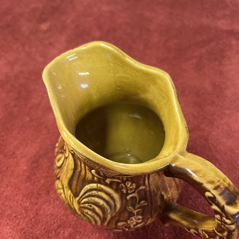Creamer With Rooster And Corn Cob