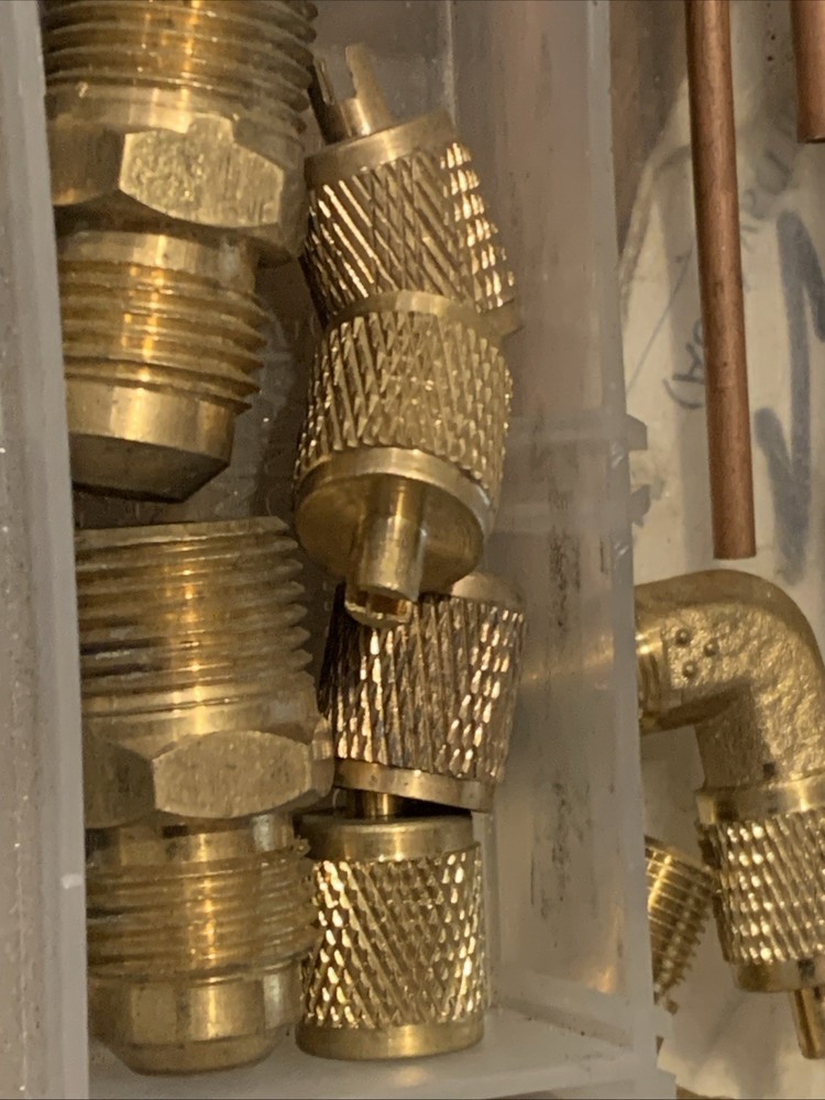 HVAC Refrigeratoion Service Access Valve Fitting Kit over 19 + items NOS