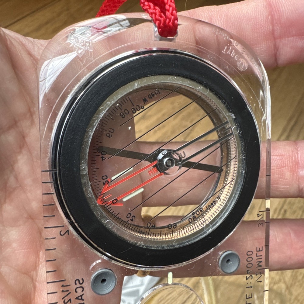 SILVA TYPE 17 BASEPLATE NAVIGATION COMPASS MADE IN SWEDEN RARE EXCELLENT COND