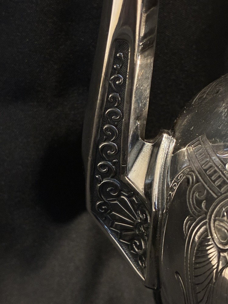 Antique Silver Plated Webster Teapot #5