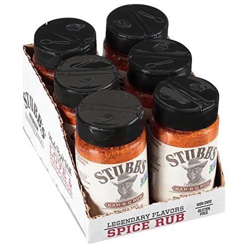 Stubbs Bbq Rub 4.62 oz Pack of 6