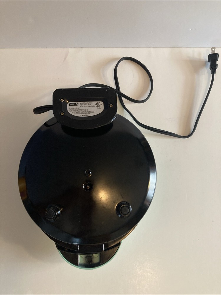 DASH Donut Maker Aqua & Black Color