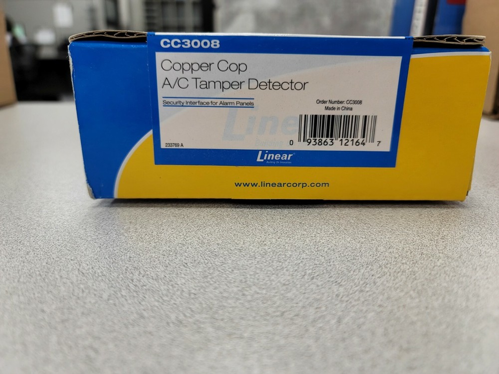 Linear Security CC3008 Copper Cop A/C Tamper Detector Interface for Alarm Panels