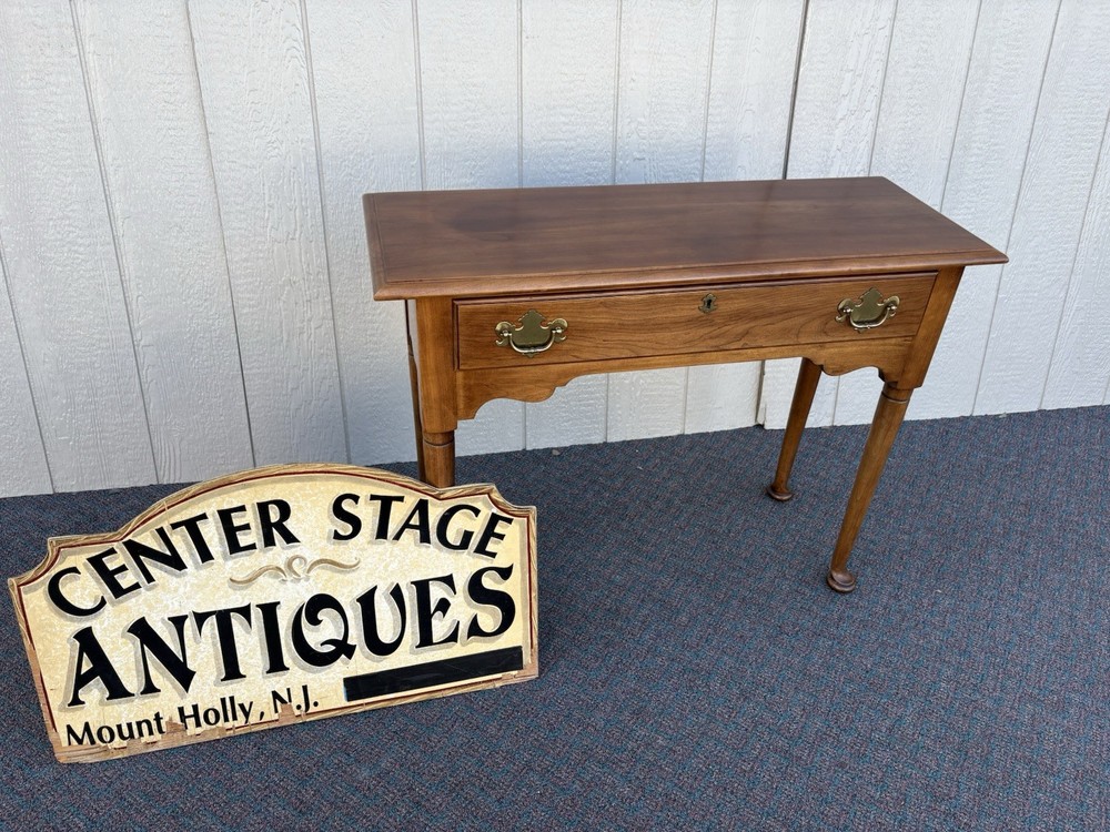 67081   STATTON Solid Cherry Console Sofa Table Stand with Drawer