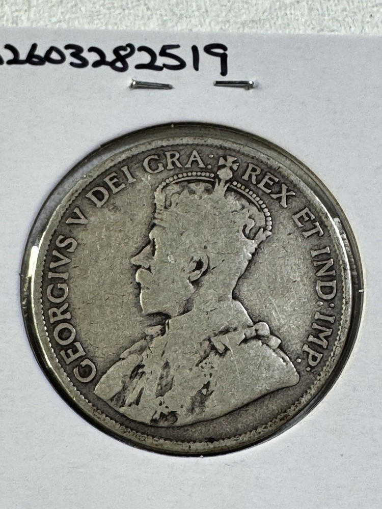 1919 Canada 50 Cents Silver Coin