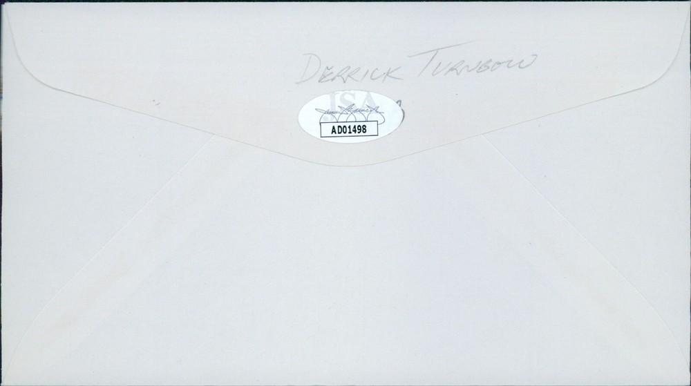 Derrick Turnbow Milwaukee Brewer Signed First Day Issue Cachet JSA Authentic