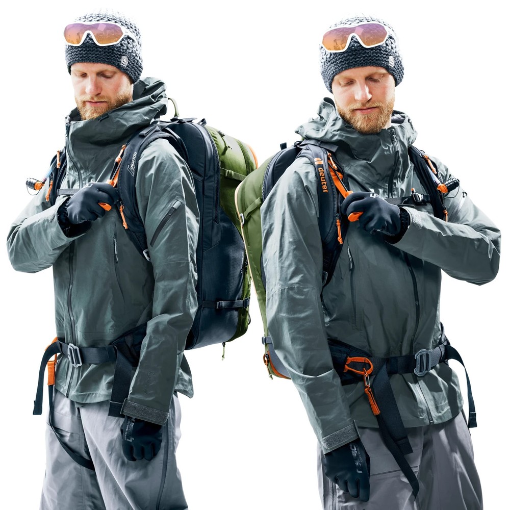 Airbag backpacks Deuter Alproof 32 (khaki-black)