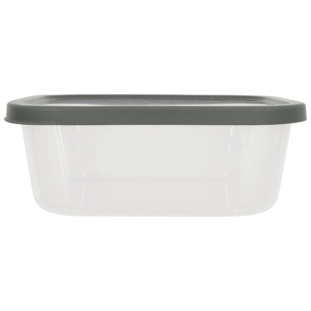 4 pack Durable 6 Piece Plastic Food Storage Container Set Mulit Size Pack Well