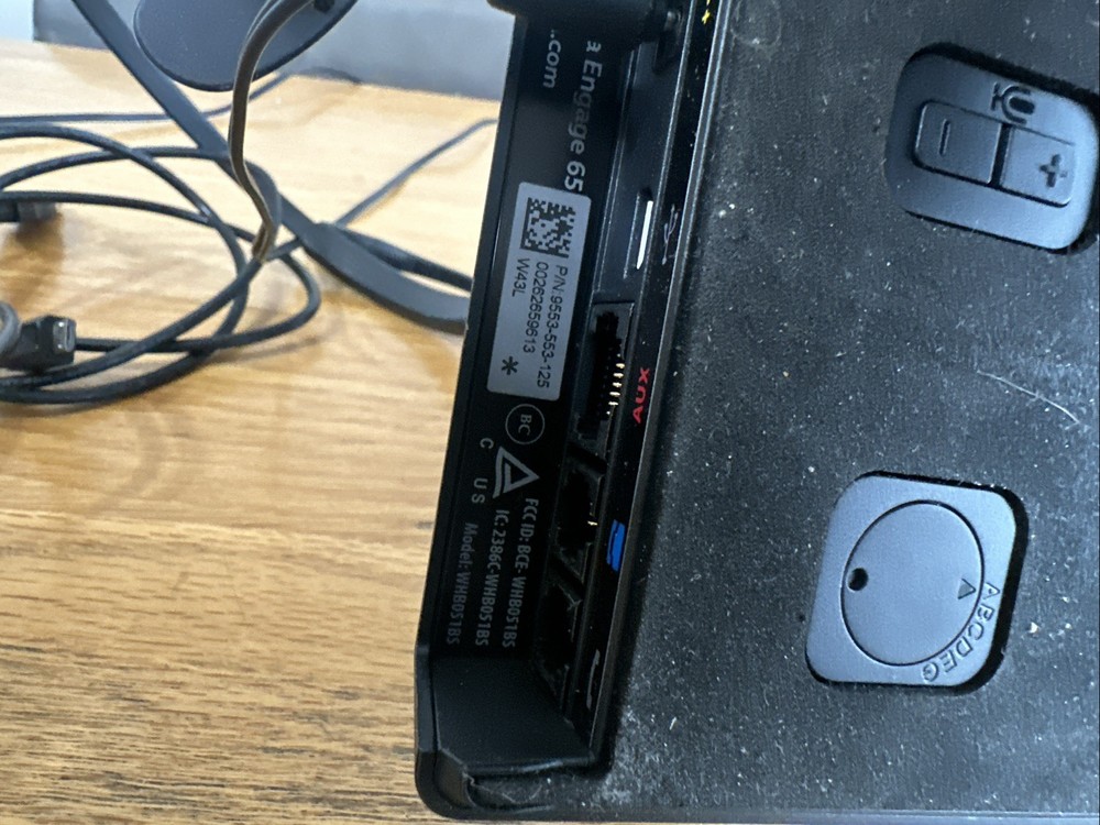 Jabra Engage 65 Mono DECT Wireless Headset+Charge Base | Tested Working