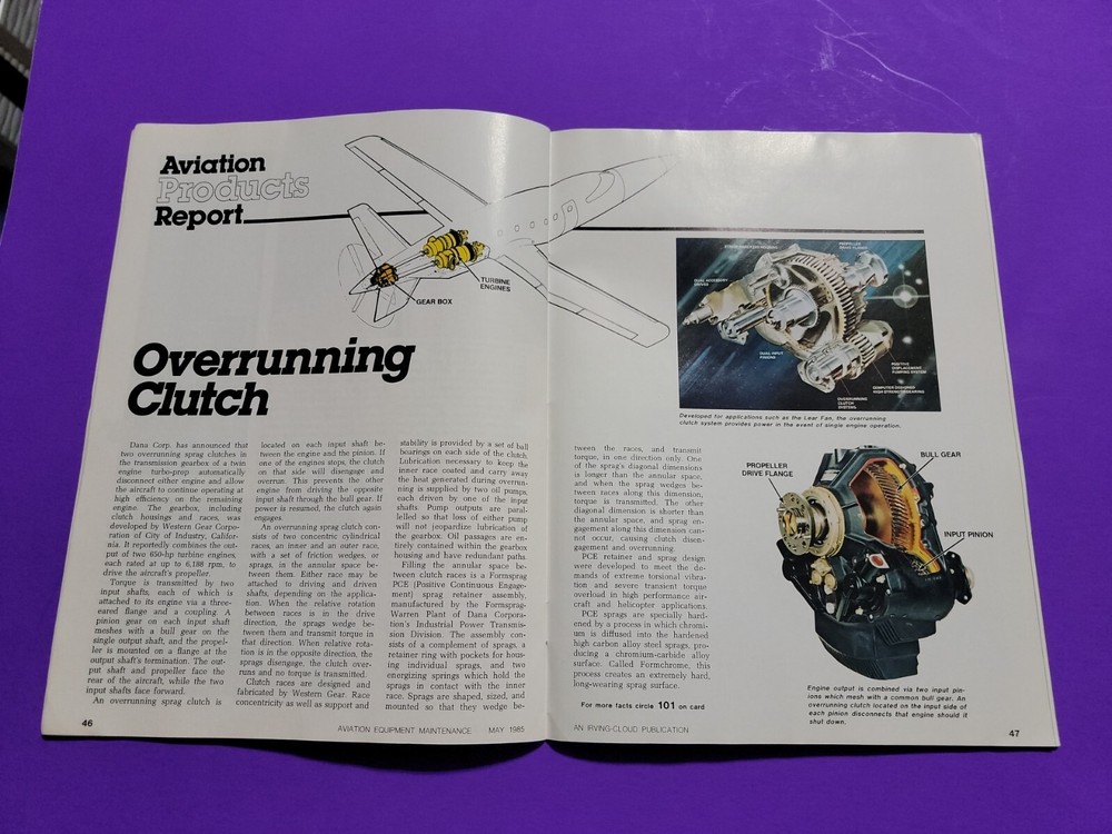 AVIATION EQUIPMENT MAINTENANCE VG++ May 1985
