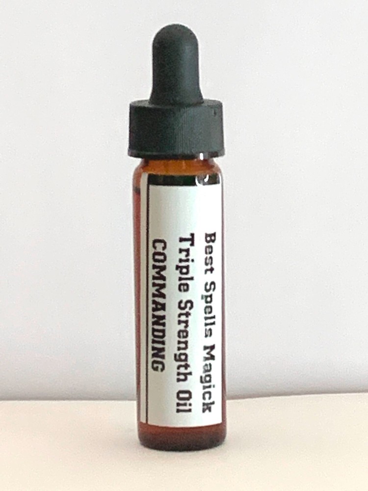 Commanding  Triple Strength Oil — Take Control, Influence & Authority Ritual Oil
