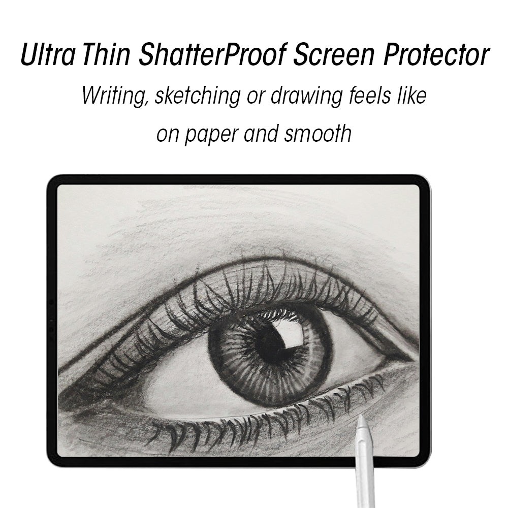 ShatterProof Screen Protector for 10.2 Inch iPad 7th, 8th, 9th Gen - Front