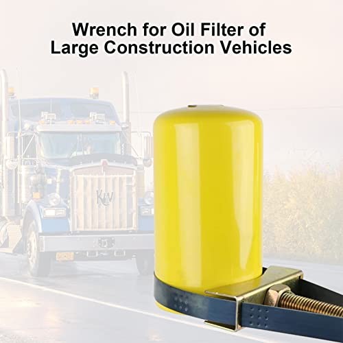 Oil Filter Wrench Removal Tool Heavy Duty Adjustable Strap 9-15 cm Diameter