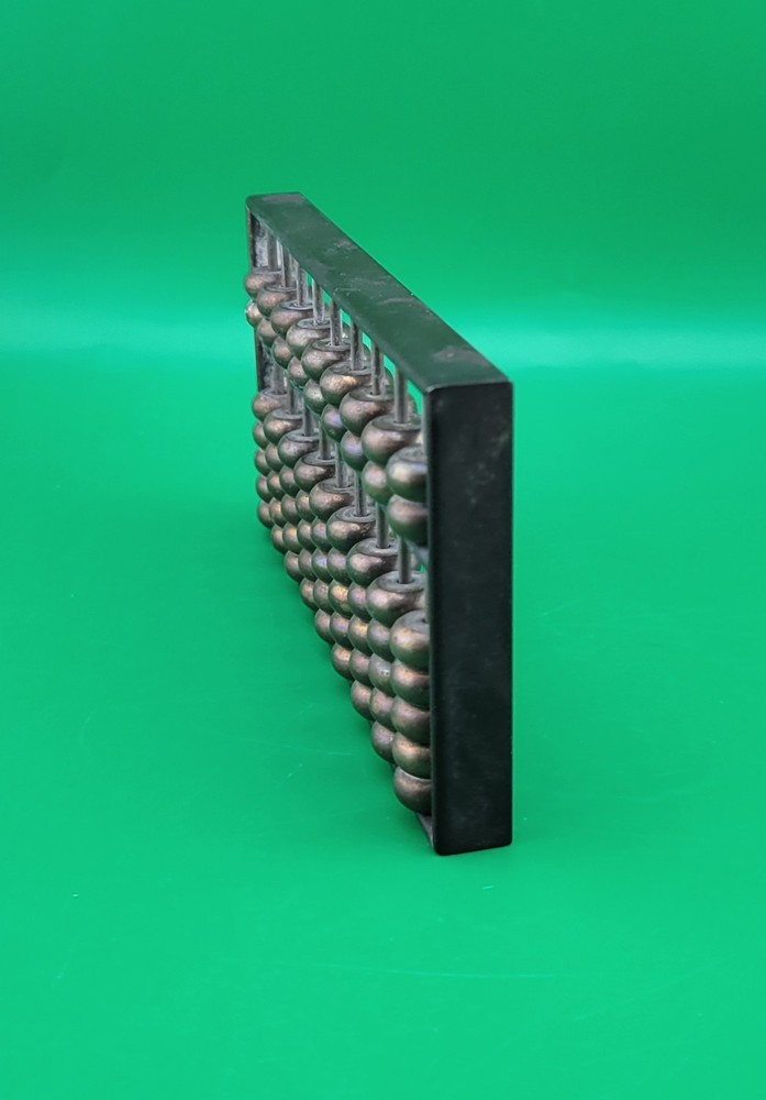 Vintage Solid Brass Abacus 6” x 3”