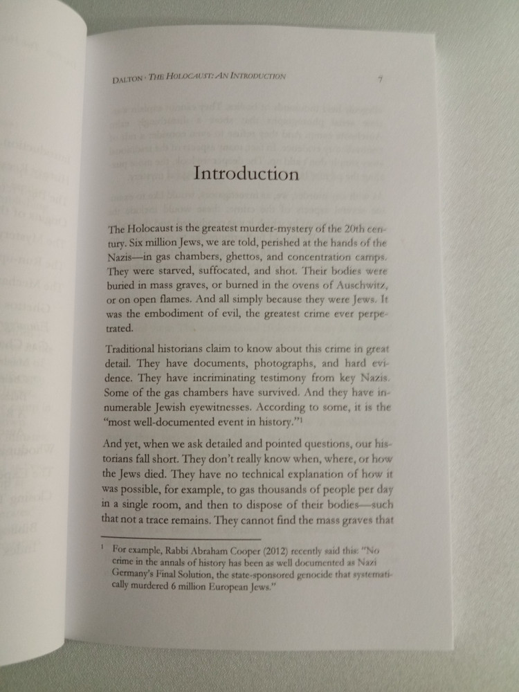 Holocaust: An Introduction by Thomas Dalton