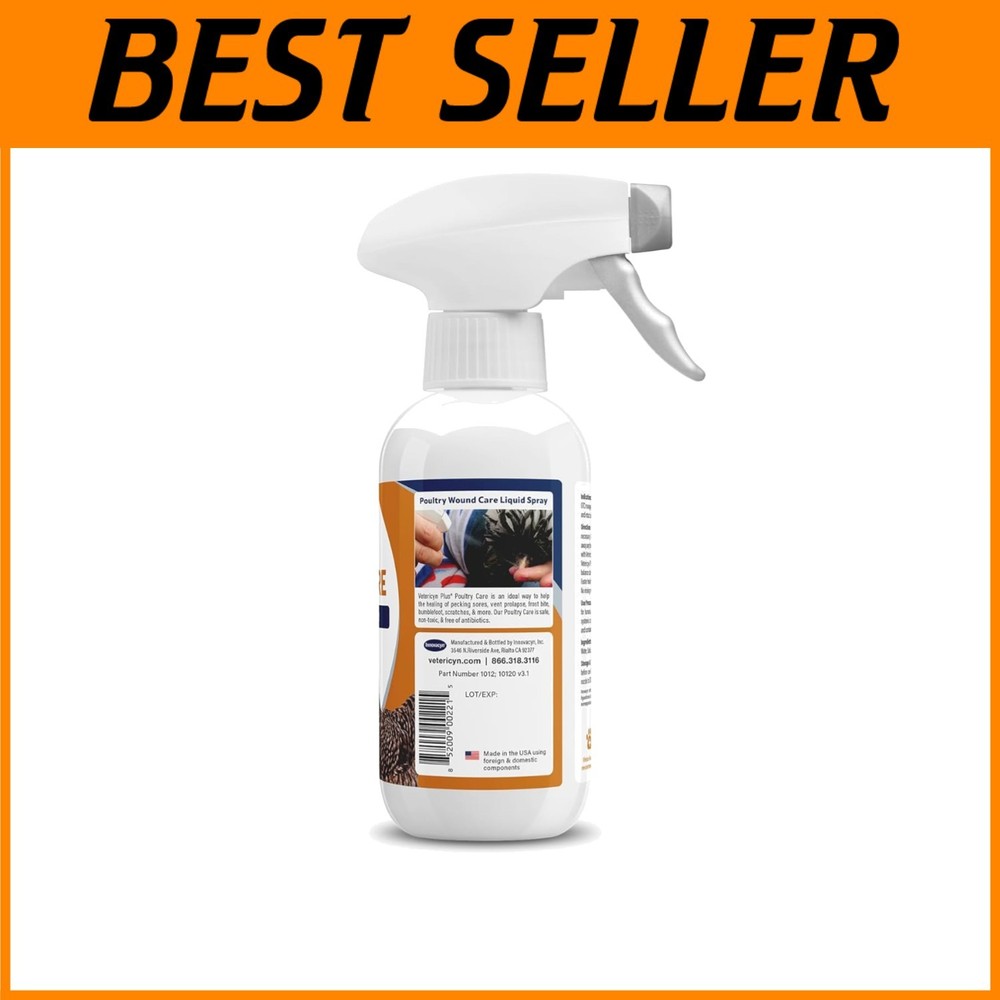 Plus Poultry Care Spray - First Aid Essential for Chickens