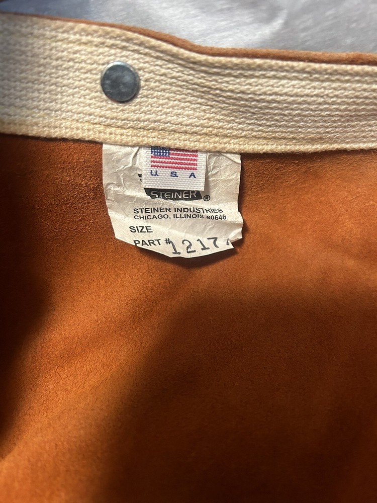Steiner 12174 Brown Leather Welding Protective Leg Chaps