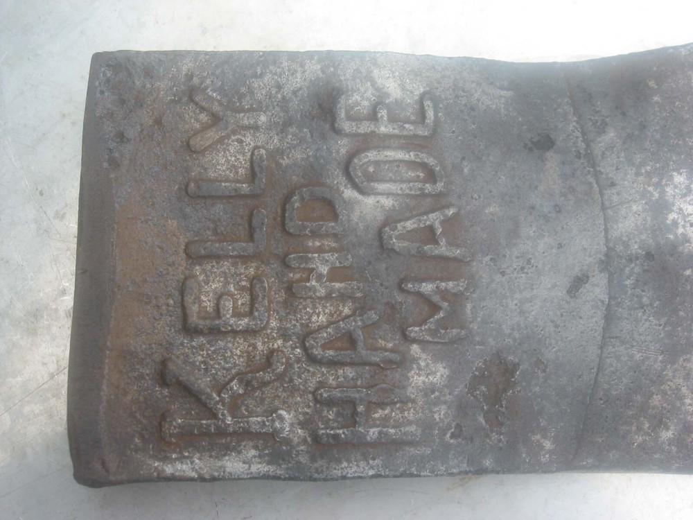 KELLY HAND MADE AXE RAISED LETTERS