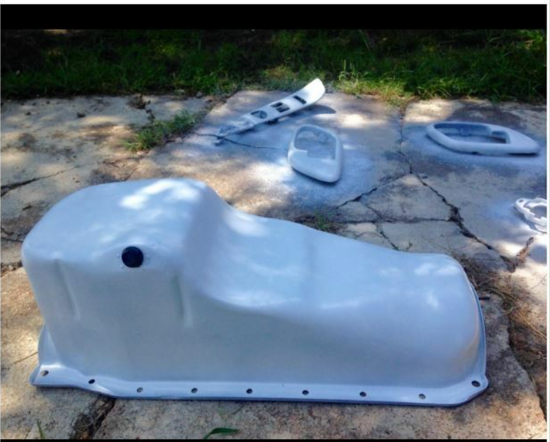 White Paint Coating Engine Enamel Blocks Headers Caliper Brake+Light Gray Primer