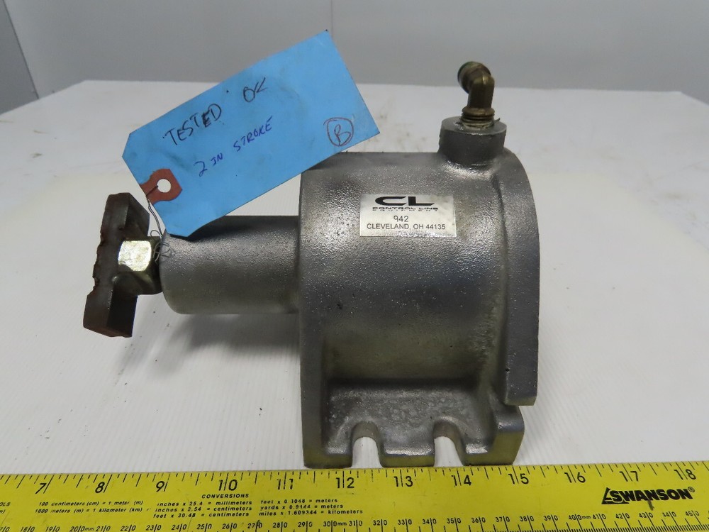 Control Line Model 942 4" Bore 2" Stroke Single Acting Clamping Cylinder