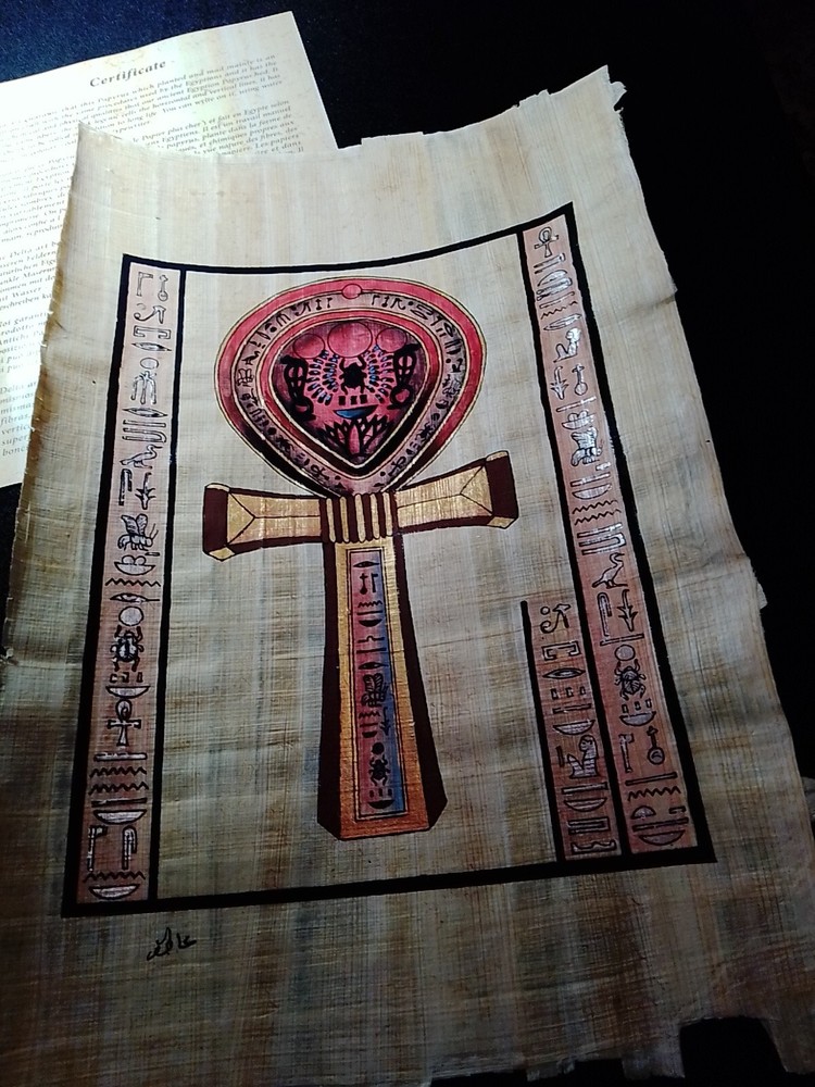 Set of 3 egyptian Papyrus
