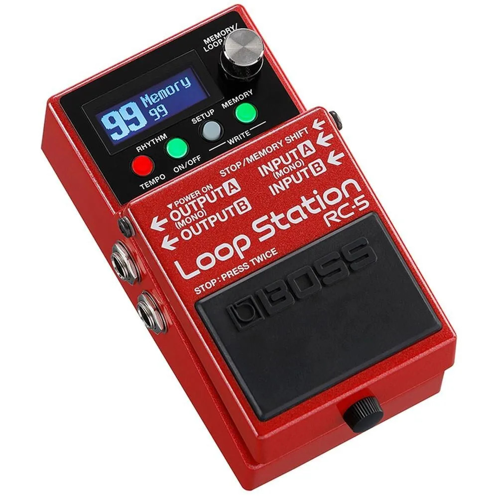 Boss RC-5 Loop Station Advanced Compact Looper Guitar Effects Pedal