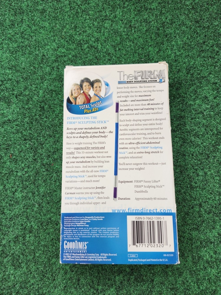 The Firm 2-Step Body Total Sculpt Plus Abs System VHS Workout