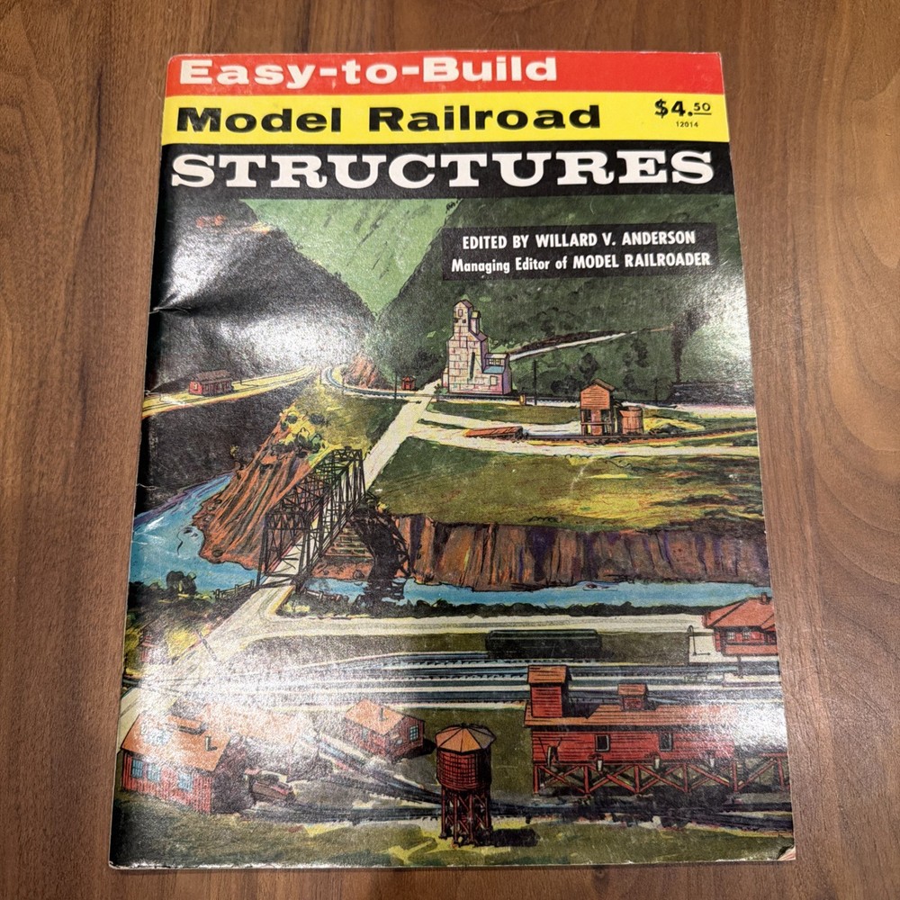 Vinatge - EASY-TO-BUILD MODEL RAILROAD No.5  STRUCTURES - Second Printing 1960