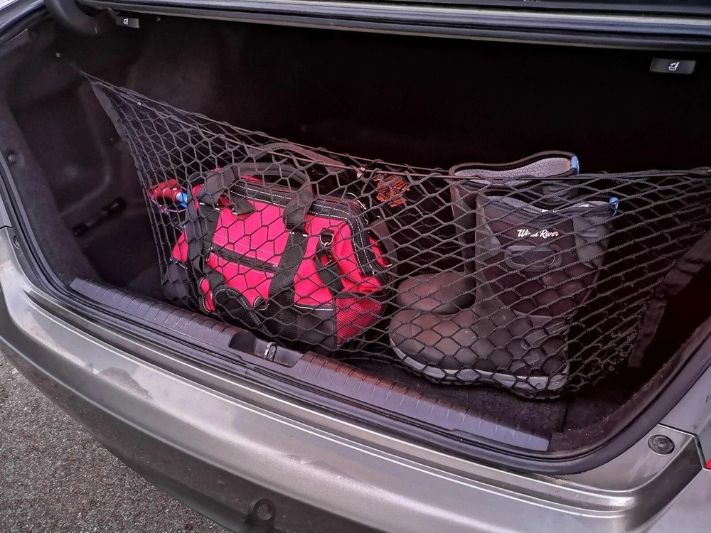 Fit Honda Civic 2012-2025 Double-Layer Elastic Trunk Organizer Cargo Storage Net