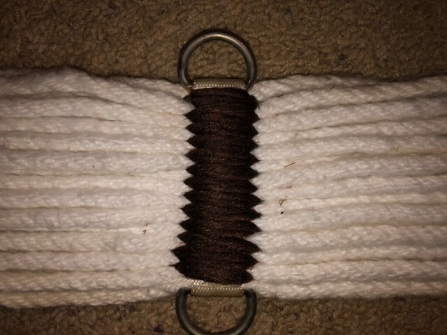 35'' WHITE DOUBLE THICK ROPE ROPER CINCH