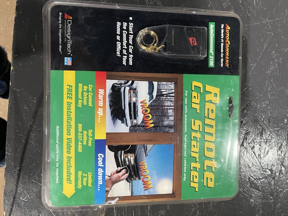 DesignTech Remote Control Car Starter Auto Command NEW Unopened Model #28921
