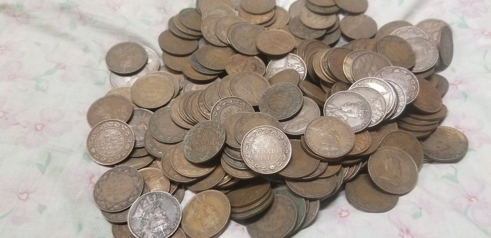 10 Canada Large Cent From The Lot Like Shown.