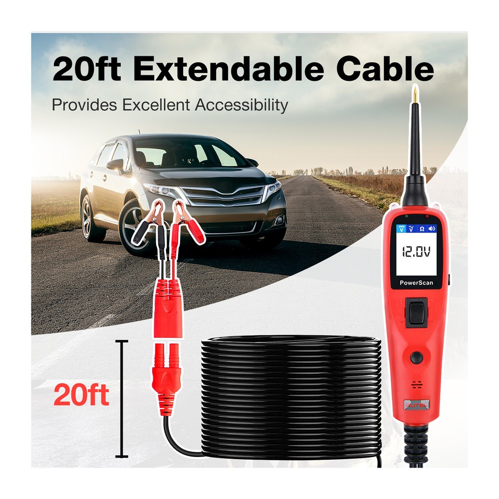 Autel PowerScan PS100 Electrical System Diagnosis Test Light Circuit Tester Tool