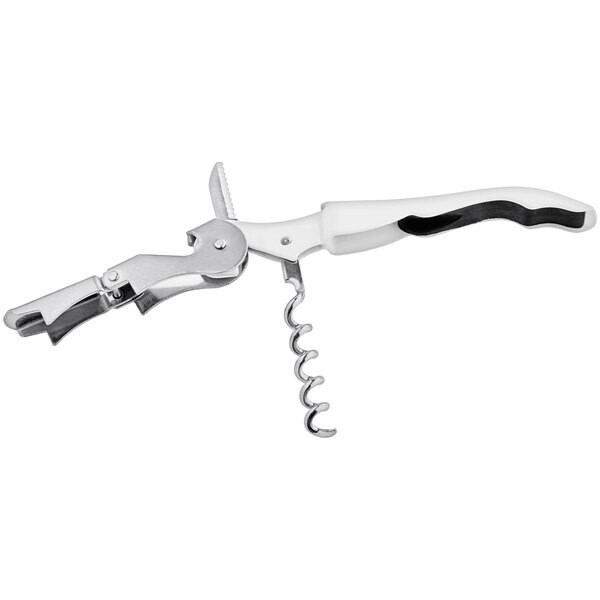Acopa Waiter's Corkscrew with White Metal Handle