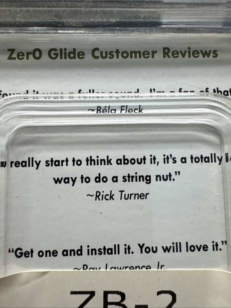 Genuine Zero Glide ZB-2 Blank Nut Replacement System for Gibson Guitars