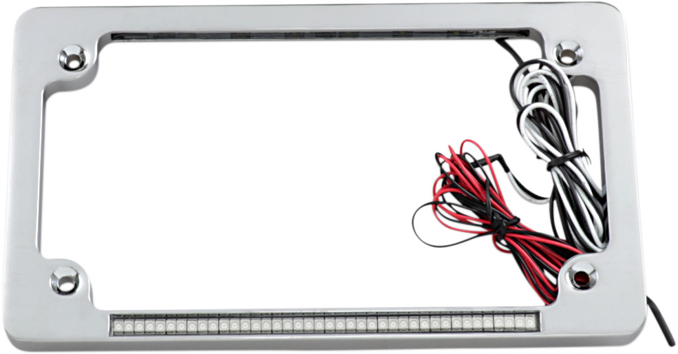 CUSTOM DYNAMICS TF02-C Dual License Plate Frame with LEDs