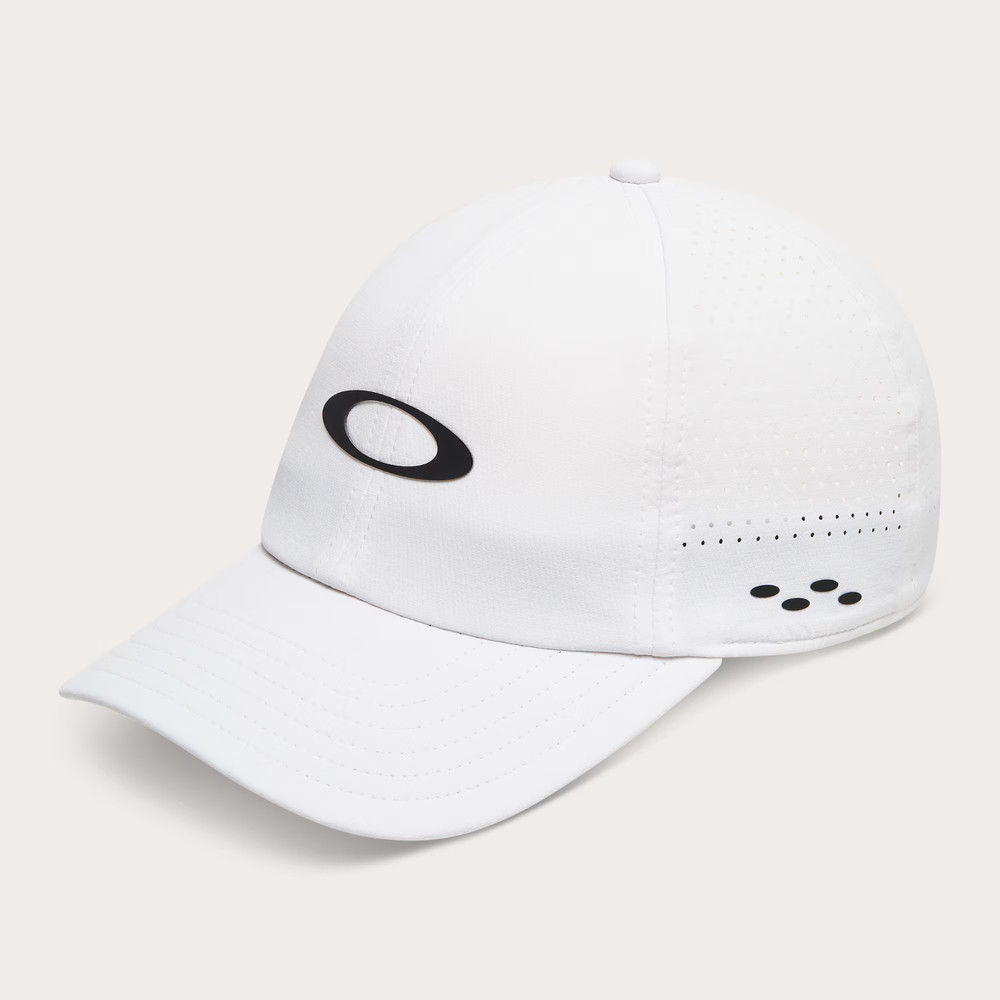 Oakley Performance 6 Panel Hat Cap White One Size New