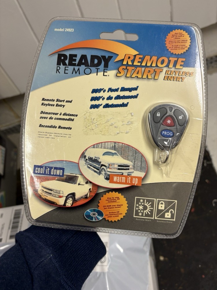 READY REMOTE START Car Remote Start System Model 24923  New