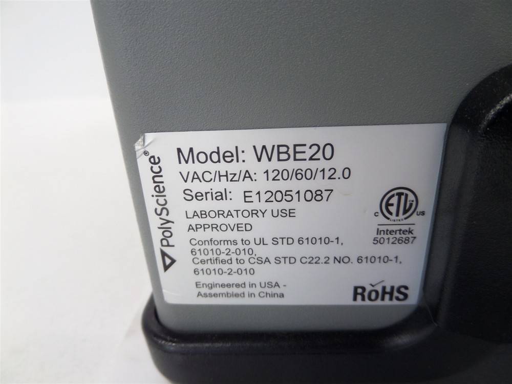 PolyScience WBE20 Programmable Water Bath 20 Liter