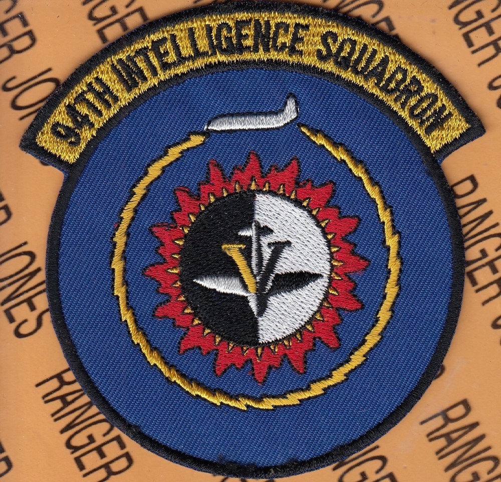 USAF Air Force 94th Intelligence Sq IS ~3.75" patch c/e