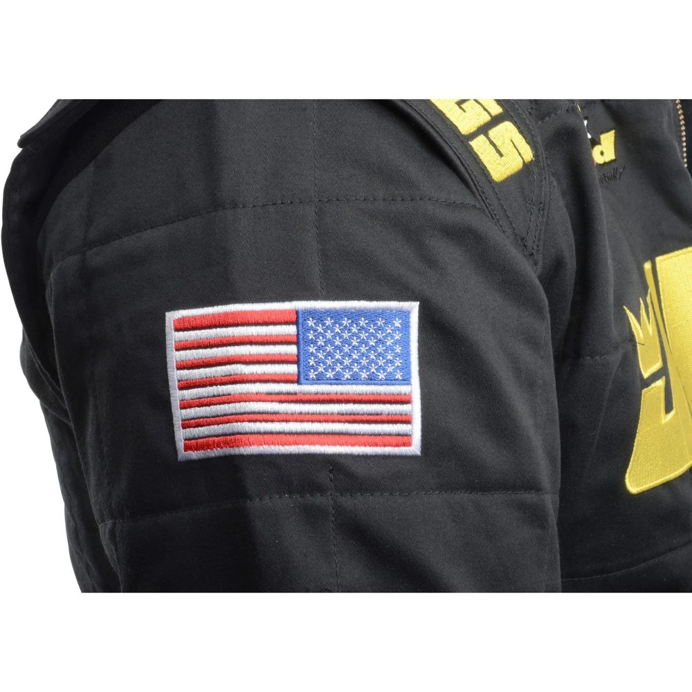 JEGS 6001 Black Triple Layer Jacket Medium